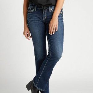 Silver Suki 18 waist, 33 Length slim boot